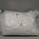 Lace Applique Tulle Flower Girl Dress for Wedding Sleeveless Long Satin Bow Knot V-Back Elegant Formal Dresses (6, White)