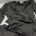 Maxi Dresses for Women Long Dress Casual V-Neck Loose Prom Dresses All Seasons (Large, Black6407)