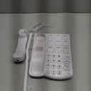 Big Button Phone for Seniors, Corded Landline Telephone with Handsfree Function and 9 Groups of Memory, One-Touch Dialling,Suitable People with Vision Disorders/Hearing Damage (EX-LD-858HF)