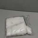 Odseciran 50/100 Pcs Thank You Plastic Bags for Business Small, Plastic Shopping Retail Merchandise Bag with Handles for Party Favors, Boutique, Return Gift,Bulk (50, 15x12Inch) (White)