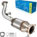 PHILTOP Front High FLow Stainless Steel Catalytic Converter Kit Fit For Audi A4/A4 Quattro 2.0T 2009-2013, Q5 2.0T 2011-2014, A5/A5 Quattro 2.0T 2010-2011 Replace# 16595, 644025, 40684 (EPA Compliant)