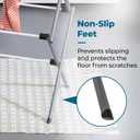 Honey-Can-Do 6-Tier Collapsible Steel Clothes Drying Rack, 24 ft, White, 29" W