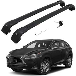 Loading 165lbs Cargo Racks for Lexus NX NX200t NX300 NX300H 2015-2021 Roof Rack Cross Bars Rail Luggage Carrier Lockable