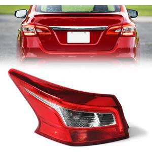 Huray Left Tail Light for Nissan Sentra 2016-2019, LED Taillight Tail lamp Rear Brake Lamp Replacement for 265553YU0A NI2804108 Driver Side LH Outer