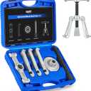 Orion Motor Tech Universal Hub Puller Tool, Master Brake Drum Puller with Adjustable Legs 7.6 in Maximum Bolt Circle, Heavy Duty Steel Wheel Hub Removal Tool for Most Car Truck Models