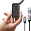 ORICO 2TB Portable SSD, Up to 2000MB/s, USB 3.2 Gen 2x2, Ultra-Mini, Compact with 2 in 1 USB C Cable, External Solid State Drives, Reliable Storage for USB C Smartphone, Tablet, PC - B20