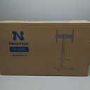 Mobile TV Stand with Power Outlet, Tilting & Swivel Rolling TV Cart for 32-75 Inch TVs, Height Adjustable Portable TV Stand with Shelf, Portrait/Landscape, 88 lbs Capacity, Max VESA 600x400mm