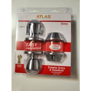 Atlas Entry Door Lock & Deadbolt Keyed Alike #1734600