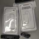 Lamicall Waterproof Phone Pouch Case - [2 Pack][Easy Lock & Heavy Duty] IPX8 Water Proof Cell Phone Dry Bag for Beach, Gift Protector for iPhone 17 16 15 14 13 12 11 Pro Max Plus Air, Galaxy S25, 4-7"