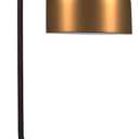 Cadmus 20.5" Tall Table Lamp with Metal Shade in Blackened Bronze/Brass/Brass