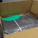 MYFAMIREA 25 x 25FT Pond Liner, 28Mil PE Preformed Liner with 20 Hemmed Edge Buttonholes, Sun Resistant, Easy Cutting for Outdoor, Fish, Koi, Garden Fountain, Waterfall Ponds