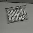 Floerns Women's Striped Long Sleeve Cardigan Crew Neck Button Up Knitted Sweaters, Balck and White, M