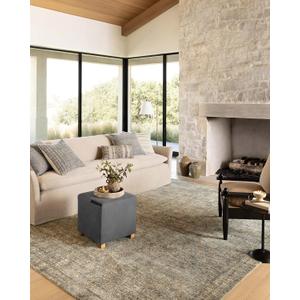 Loloi Amber Lewis Morgan Collection MOG-04 Sea/Sage 7'-3" x 9'-3" 38" Thick Area Rug feat. CloudPile, Neutral, Room Dcor, Vintage Inspired, Livingroom, Bedroom, Dining Area