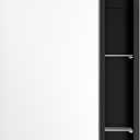 AGDULL 14" W x 18" H Recessed Medicine Cabinet with Arched Mirror, Mirror: 15.3"x22.4"