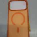 Miracase Magnetic for iPhone 17 Pro Max Case with Screen Protector [Compatible with MagSafe] Slim Thin Phone Case Military-Grade Protected for 17 ProMax Cover Bumper 6.9", Orange