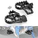Black Extender Foot Pegs Footrests Compatible with YAMAHA YZ65 2018-2023 YZ85 2002-2023 YZ125 1997-2023 YZ250 1998-2023 YZ125X 2017-2023 YZ250X 2016-2023,See fitment