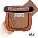 L'Oreal Paris Infallible Up to 24H Fresh Wear Soft Matte Longwear Bronzer. Waterproof, heatproof, Transfer, humidity and sweatproof, Medium, 0.31 oz