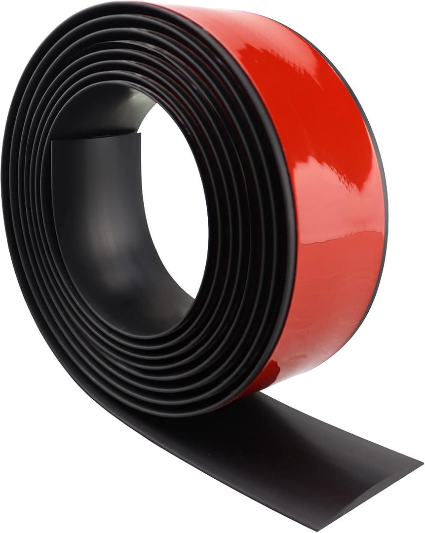 Vinyl Floor Transition Strip, 2" Wide Self-Adhesive
Doorway Threshold Strip, Laminate Floor Gap Cover, Grey Color, 20Ft Length, Easy Install, Protects Floor Edges