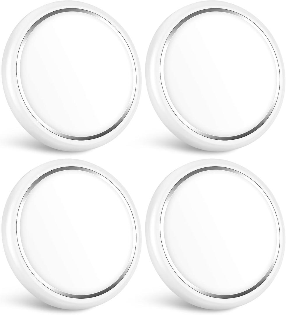 GZV RV Interior Light, Rv Puck Lights, Dimmable LED Ceiling Lights for Camper, DC 12V 4.75 Inch, RV Round Lights for Inside, LED Lights for Travel Trailer Boat 4 Pack (4000K - Cool White)