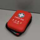 General Medi First Aid Kit - 170 Pieces Hard Case and Lightweight - Great for Travel, Home, Office, Vehicle, Camping, Workplace & Outdoor (Red)
