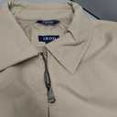IZOD Men's Work Jacket with Codruroy Collar, Sand, Large