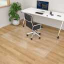 Large Office Chair Mat for Hardwood Floor - 46" x 72" Clear Floor Protector Mat for Rolling Chair on Hardwood, Easy Glide Desk Chair Mat for Home & Office