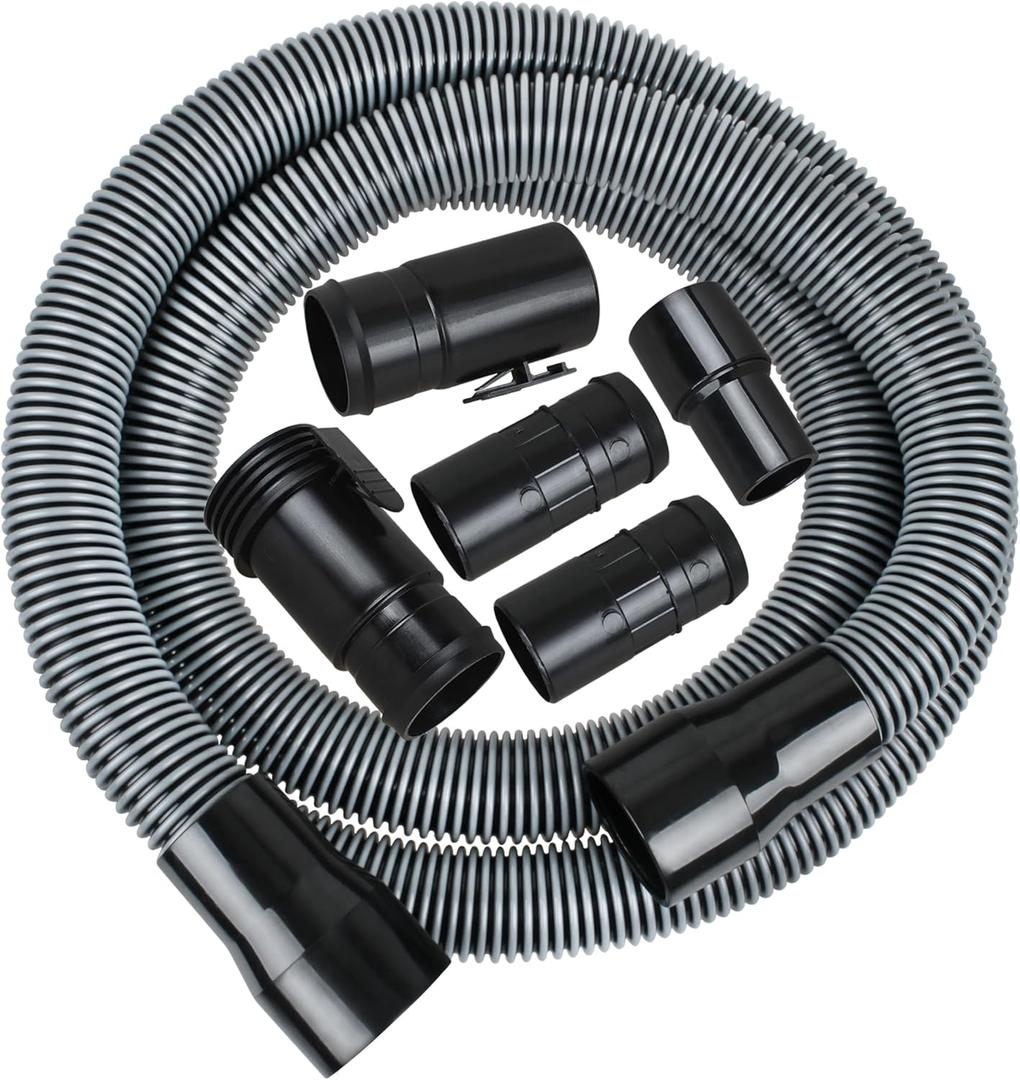 10ft Heavy Duty 1-7/8 Inch Wet/Dry Shop Vacuum Hose & Accessories - for Ridgid WORKSHOP Wet Dry Vacs (WS17823A)