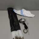 22-Piece 60-Feet Dryer Vent Cleaner Kit, Dryer Vent Cleaning Kit Lint Remover with Dryer Vent Brush, Vacuum Hose Attachment Cleaning Tools, Flexible Lint Trap Brush, Vacuum & Dryer Adapters