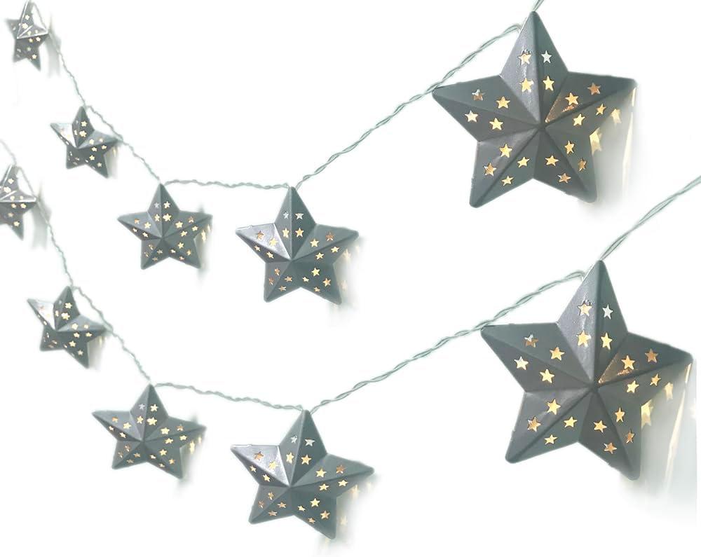 ACRAFT Twinkle Star String Lights Plug in Fairy Lights for Bedroom with End-to-end Connector Ambient Lighting Night Lights Nursery Light for Thanksgiving Decorations Christmas Lights