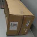 Verel Set of 2 Tall Outdoor Planters - 24 Inch Large with Small Planting Pots  Indoor and Outdoor Rectangular Flower Pots for Front Door, Patio and Deck (Black)