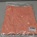 CHICGAL Womens Summer Tank Tops Sleeveless T Shirt Casual Loose Fit Tunic Blouses (Orange, XXL)