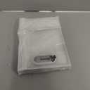 Aliceset 12 Pcs Clear Plastic Gift Bag with Die Cut Handles Reusable PP Favor Bag with Ribbon for Wedding Bridal Birthday Baby Shower Party Small Business, 7x10x3.15 Inch(Iridescent) (Dazzling)