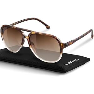 livho Trendy Polarized Aviator Sunglasses Women Men, Retro Sun Glasses for Women Men 2025, Oversized UV Protection Shades