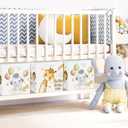 Clastyle 3 pcs Dreamy Animal Cube Storage Unit Boxes Foldable Kallax Box for Shelves Parents Storage Baskets for Book Clothes Toy Organizer, Giraffe, 11.8x11.8x11.8 in