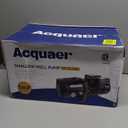 Acquaer Shallow Well Jet Pump, Cast Iron, Well Depth Up to 25ft, 115V/230V Dual Voltage, Automatic Pressure Switch,1HP