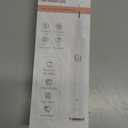 Plaque Remover for Teeth, Electric Tooth Cleaner Tartar Remover for Teeth with LED Light,4 Modes Rechargeable Teeth Cleaning Kit with Dental Tools, 2 Replaceable Heads (White A)