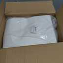 JMU 100PCS Disposable Pillow Case 21" x 30", Tissue/Poly Medical Pillow Covers Sleeves, White