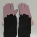 Eurzom 2 Pair Women's Waterproof Touchscreen Ski Gloves Winter Ski Snow Snowboarding Gloves Windproof Snow Accessories (Black, Purple)