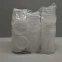 50pack 10oz Slime Containers, 300ml Empty Plastic Storage Jars with Water-Tight Lids and Handle, Mini Storage for DIY Crafts, Candy, Beads, Lotion