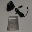 2.4G and BT 5.1 Dual Mode RGB Rechargeable Wireless Vertical Ergonomic Mouse, 5 Side Buttons, Max 8400 DPI, for PC Computer Notebook Laptop, for Windows 11 10, Mac iPad OS, Android 