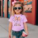 CM C&M WODRO Magic Kingdom Castle Shirt Toddler Baby Girls Magical Graphic T-Shirt Kids Summer Fairy Tale Short Sleeve Tees(Purple,9-10 Years)