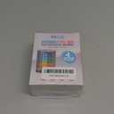 MEDca Weekly Pill Organizer, 1 Dispenser, 7 Stackable Multi-Color Compartments Four Times-a-Day - Morning, Noon, Evening, and Bedtime, Black