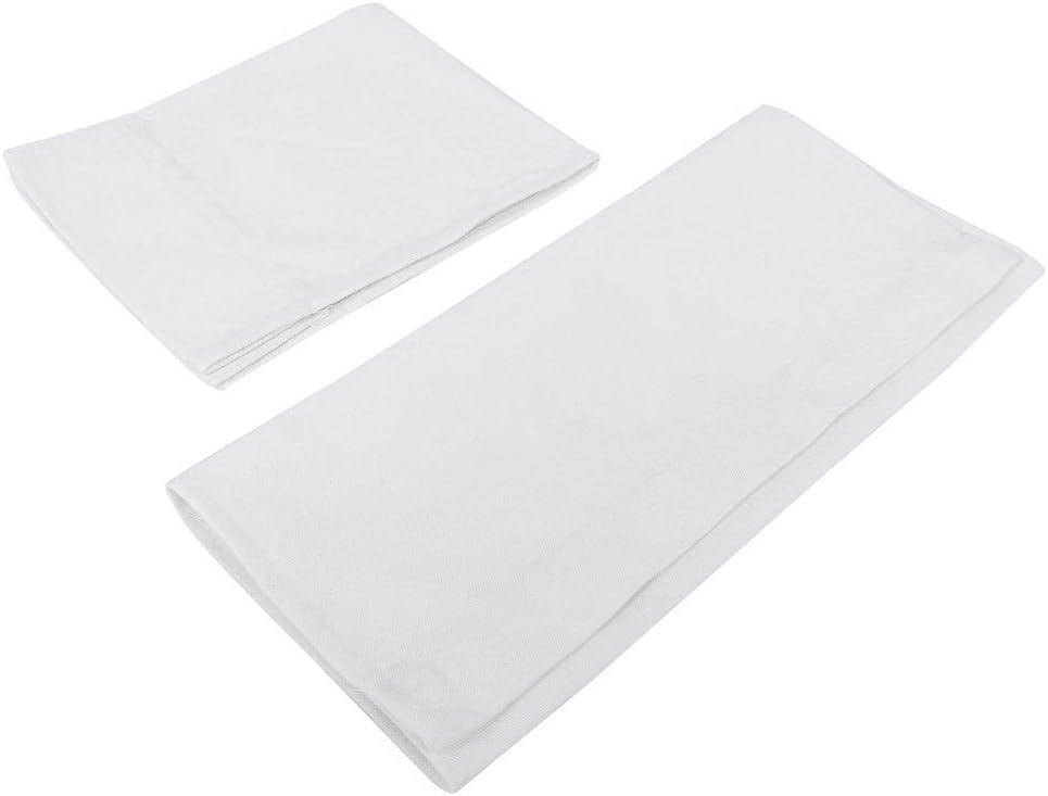 EBTOOLS 1 Set Director Chair Canvas Replacement Cover, 20.5 X 16.5/20.6 X 7.7inch Chair Replacement Canvas for Home Director Chair(White)