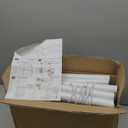 Trycooling Stuffed Animal Storage Zoo Holder Space Save Vertical PVC with Elastic Band and Net for Playroom Bedroom Nursery (White 1)