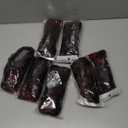 French Curl Braiding Hair Pre Stretched 22 Inch Bouncy French Curly Braiding Hair Loose Wavy Ombre 99j Burgundy French Curl Crochet Braids Hair for Women (7 Packs, 1B/Bug#)