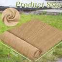 Buryeah 1 Pack 80 Inch X 100 ft Burlap Fabrics Roll Natural Jute Garden