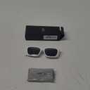 SOJOS Trendy Rectangular Sunglasses Womens Retro Small Shades Sunnies Gafas de sole Chunky Angular Cornor Frame SJ2238 (White)