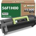 56F1H00 56F1000 Black Toner Cartridge MS521 MS621 Remanufactured for Lexmark 56F1000 56F1H00 MS321 MS421 MX321 MS622 MS521Dn MS321dn MX521de MX321adn MX622ade MX421dn 622adhe MS621dn 622de Printer