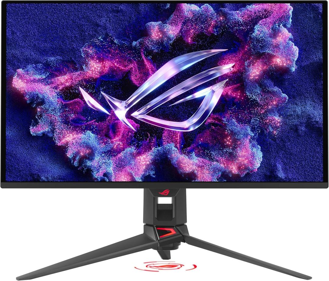 ASUS ROG Swift 27 4K QD-OLED Gaming Monitor (PG27UCDM) - 240Hz, 0.03ms, Custom Heatsink, Neo Proximity Sensor, G-SYNC Compatible, 99% DCI-P3, True 10-bit color, DisplayPort 2.1a UHBR20