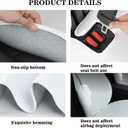 TOPABYTE Rear Car Seat Cover for Tesla Model 3 Highland 2017-2026 Four Seasons Universal Protector Pad Mat Interior Decoration Accessories